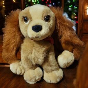 Vtg Walt Disney (Lady) & The Tramp Movie Pup Dog Cocker Spaniel Stuffed Animal